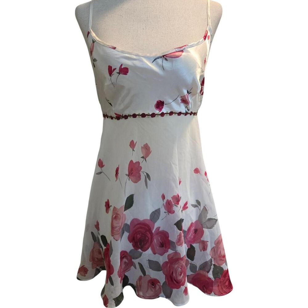 Vintage california dynasty rose satin